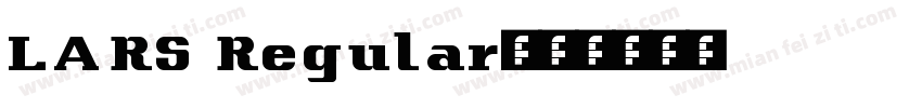 LARS Regular字体转换